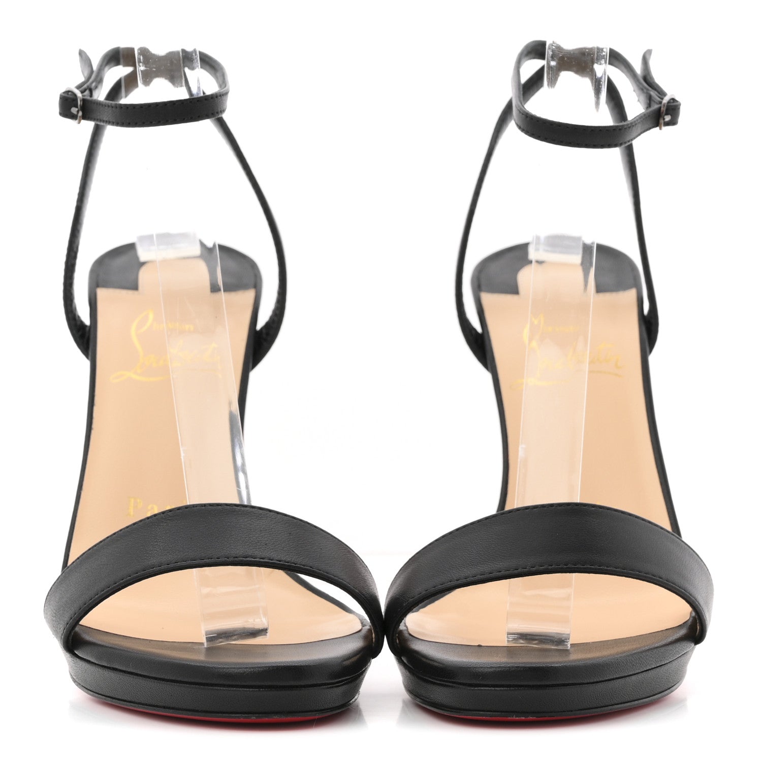 Christian Louboutin Nappa Loubi Queen 120 Pumps 40.5 Black 35 Black 2 of 10