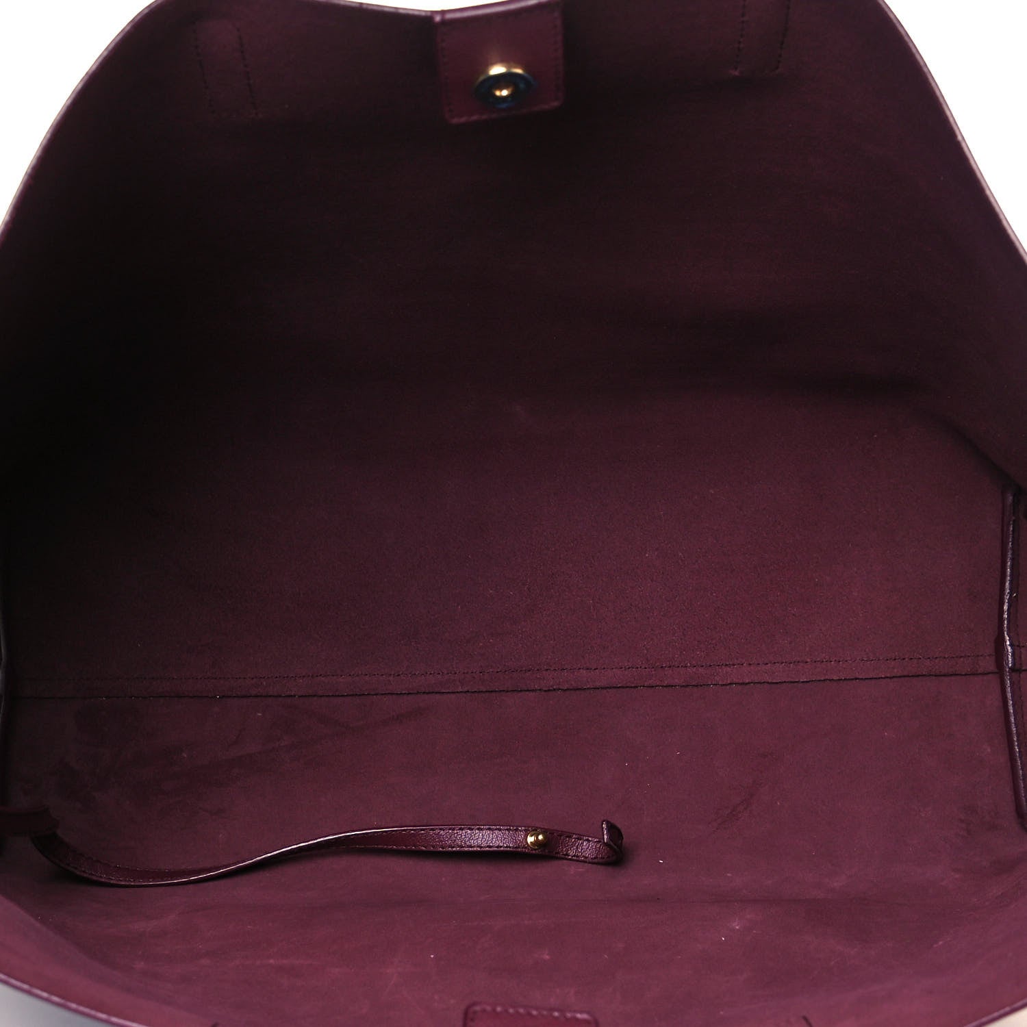 Saint Laurent Calfskin Large Shopping Tote Bordeaux 5 of 10