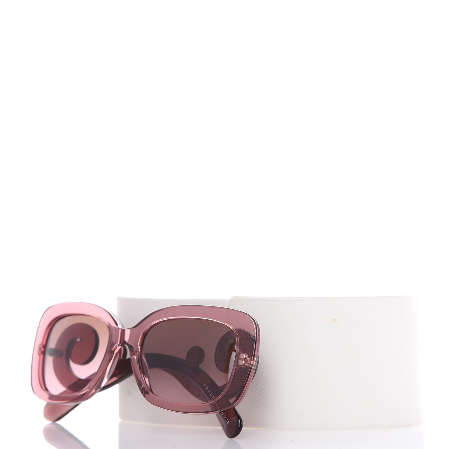 Prada Acetate Baroque Sunglasses SPR 27O Pink 7 of 7