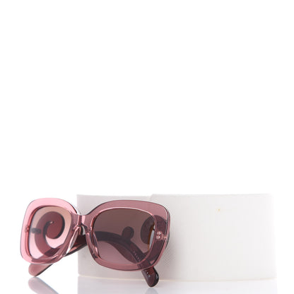 Prada Acetate Baroque Sunglasses SPR 27O Pink 7 of 7