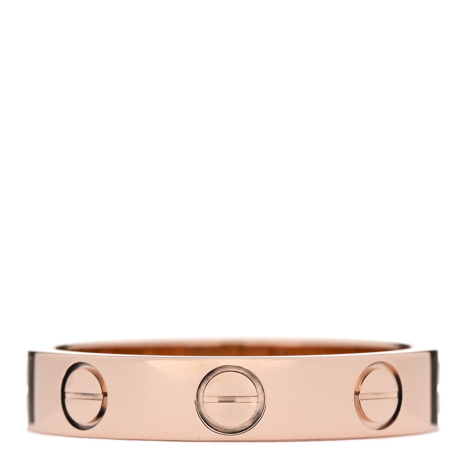 Cartier 18K Pink Gold 3.5mm LOVE Wedding Band Ring 49 4.75 3 of 4