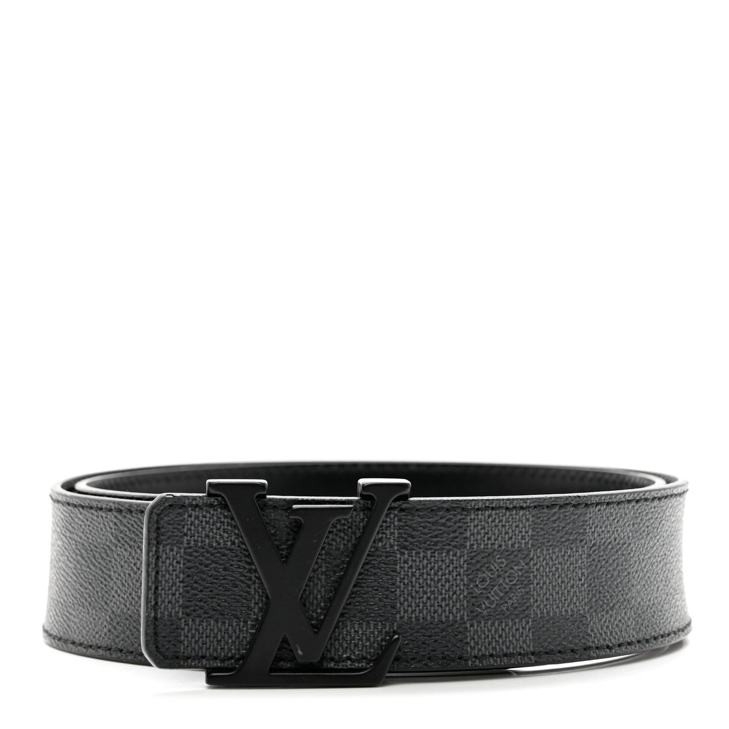 Damier Graphite 40mm LV Initiales Belt 90 36