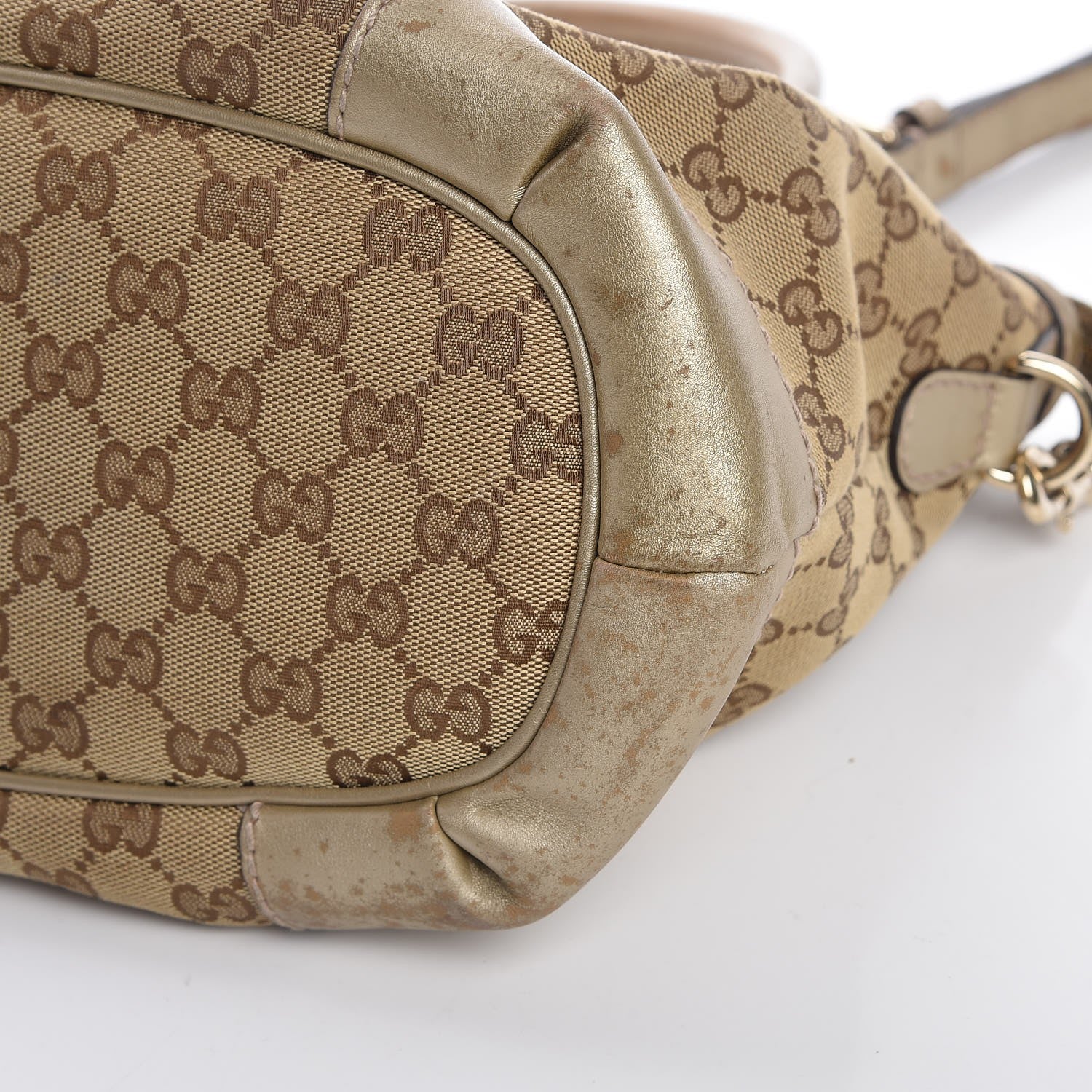 Gucci Monogram Medium Sukey Top Handle Bag Golden Beige 14 of 21