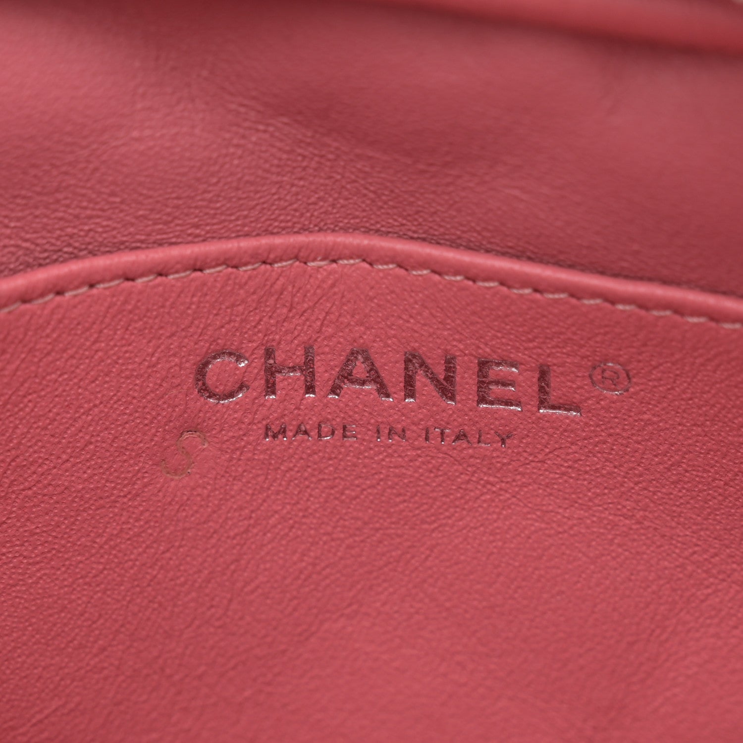 Chanel Lambskin Quilted Small Timeless Camera Case Pink 6 of 10