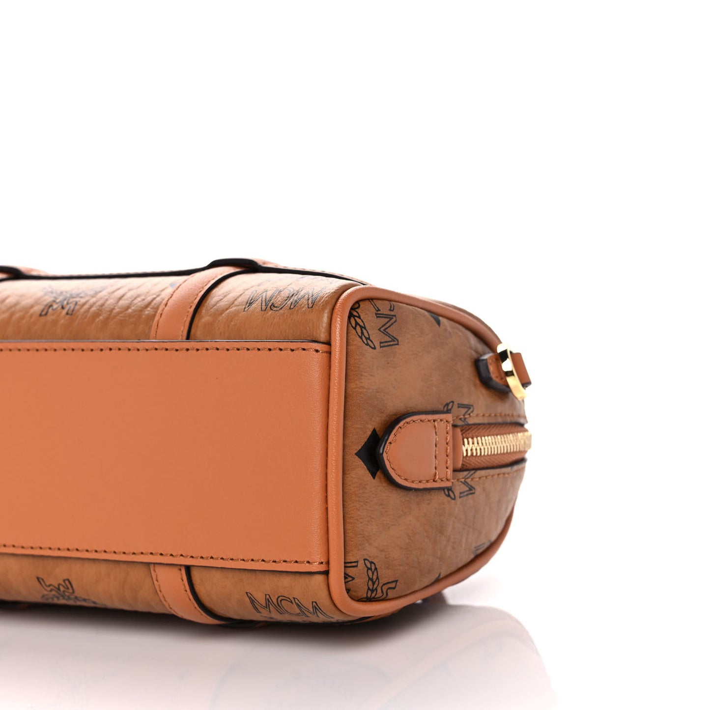 Visetos Mini Delmy Boston Bag Cognac