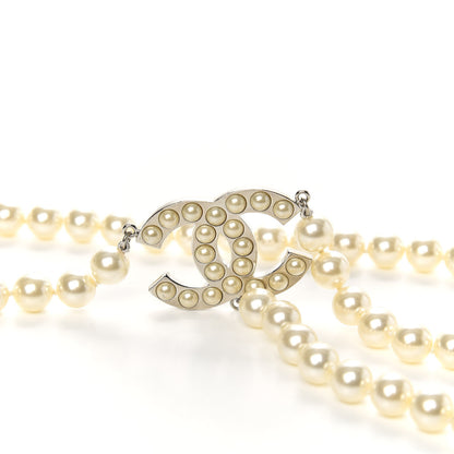Chanel Pearl CC Belt Silver 4 of 4