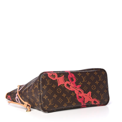 Louis Vuitton Monogram Bay Neverfull MM Rose Ballerine Poppy 3 of 9