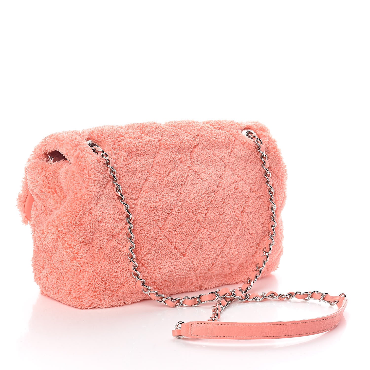 Chanel Lambskin Calfskin Mixed Fibers Quilted Medium Flap Orange 4 of 11
