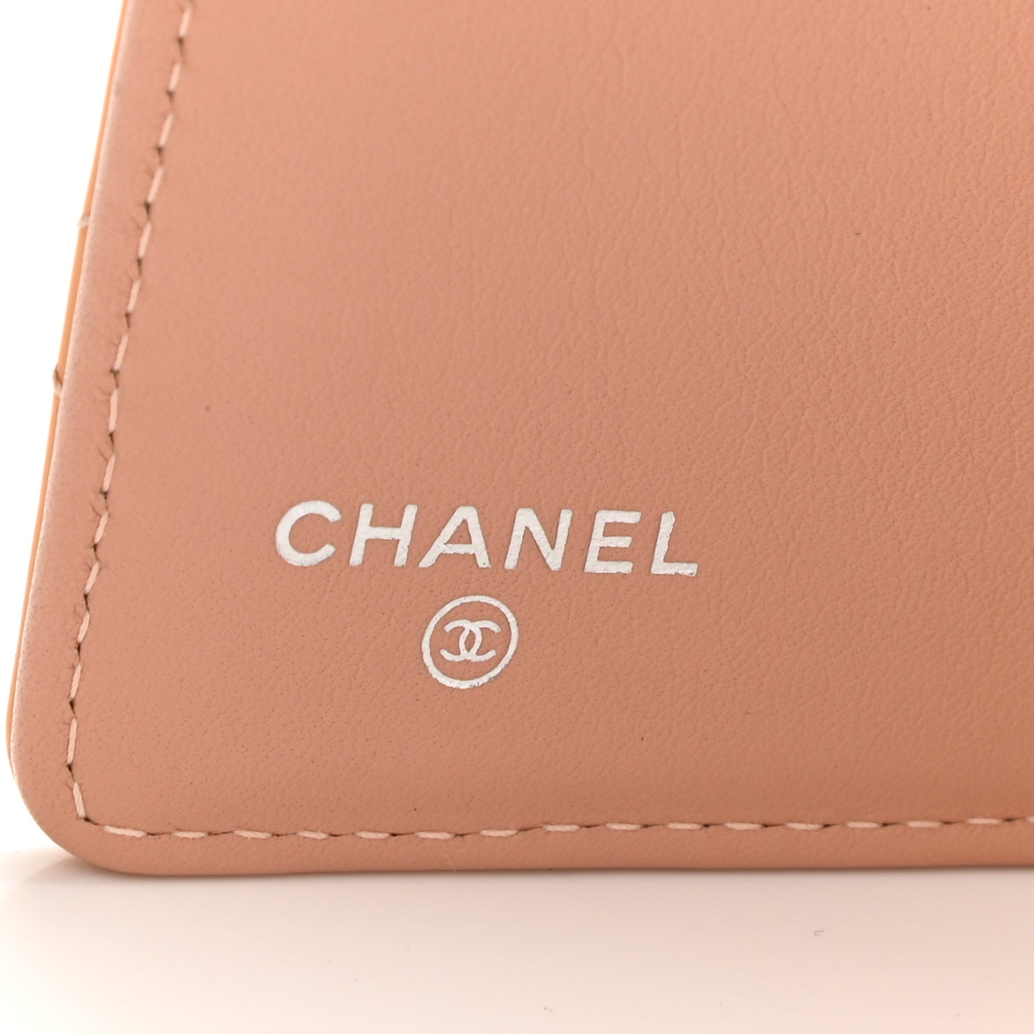 Chanel Patent Calfskin Quilted Yen Wallet Beige 11 of 18