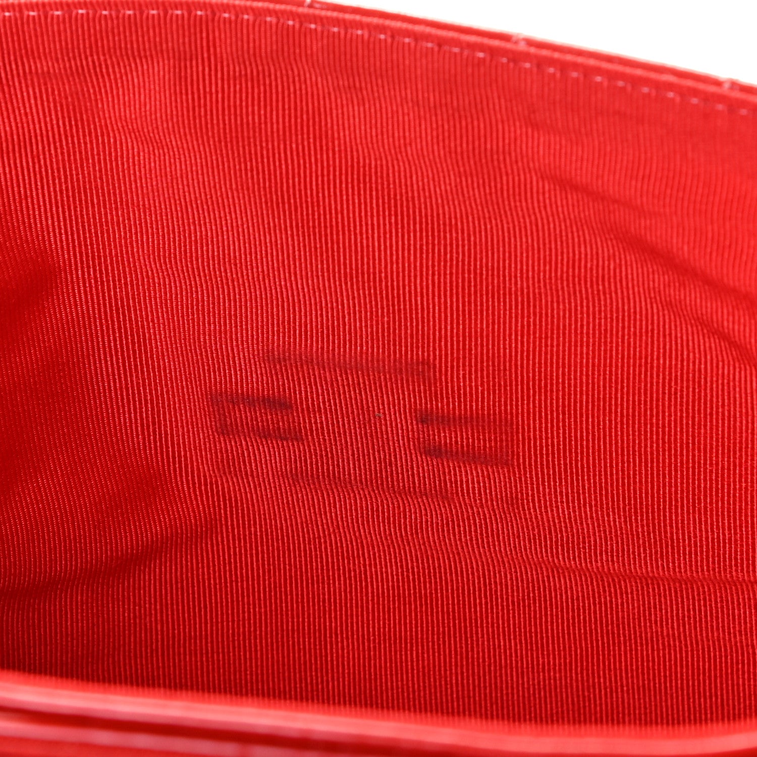 Chanel Patent Chocolate Bar Reissue Single Flap Red 12 of 13