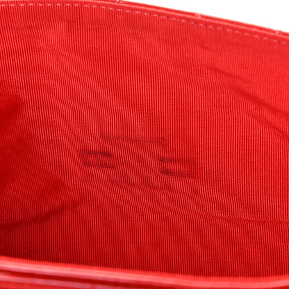 Chanel Patent Chocolate Bar Reissue Single Flap Red 12 of 13