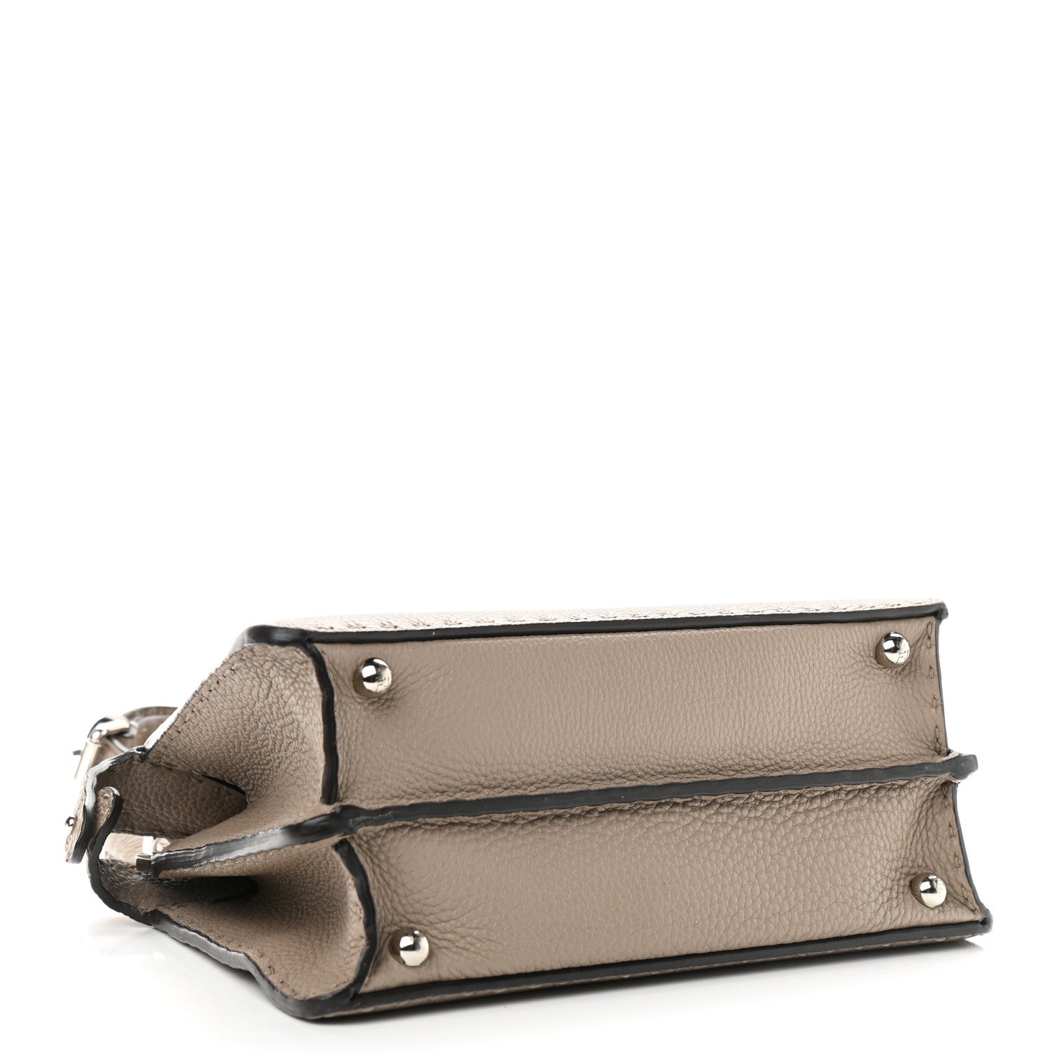 Fendi Cuoio Romano Selleria Chamois Small Peekaboo I SEE U Satchel Corda Camelia Cipria 4 of 8