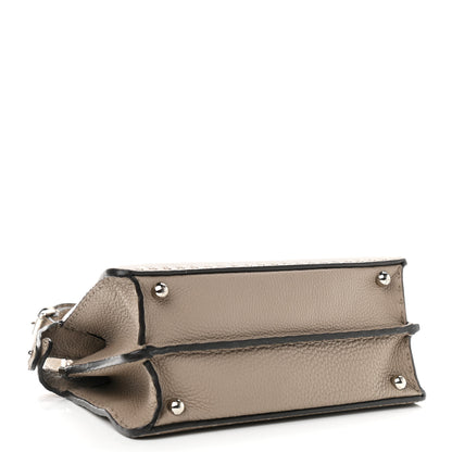 Fendi Cuoio Romano Selleria Chamois Small Peekaboo I SEE U Satchel Corda Camelia Cipria 4 of 8