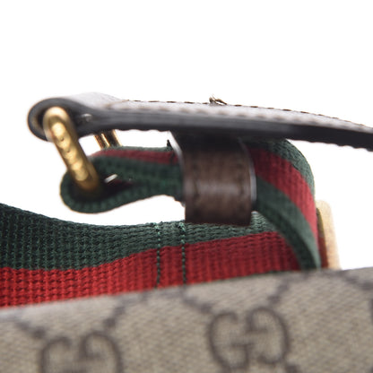 Gucci GG Supreme Monogram Web Neo Vintage Double Flap Messenger Bag Beige New Acero 12 of 12