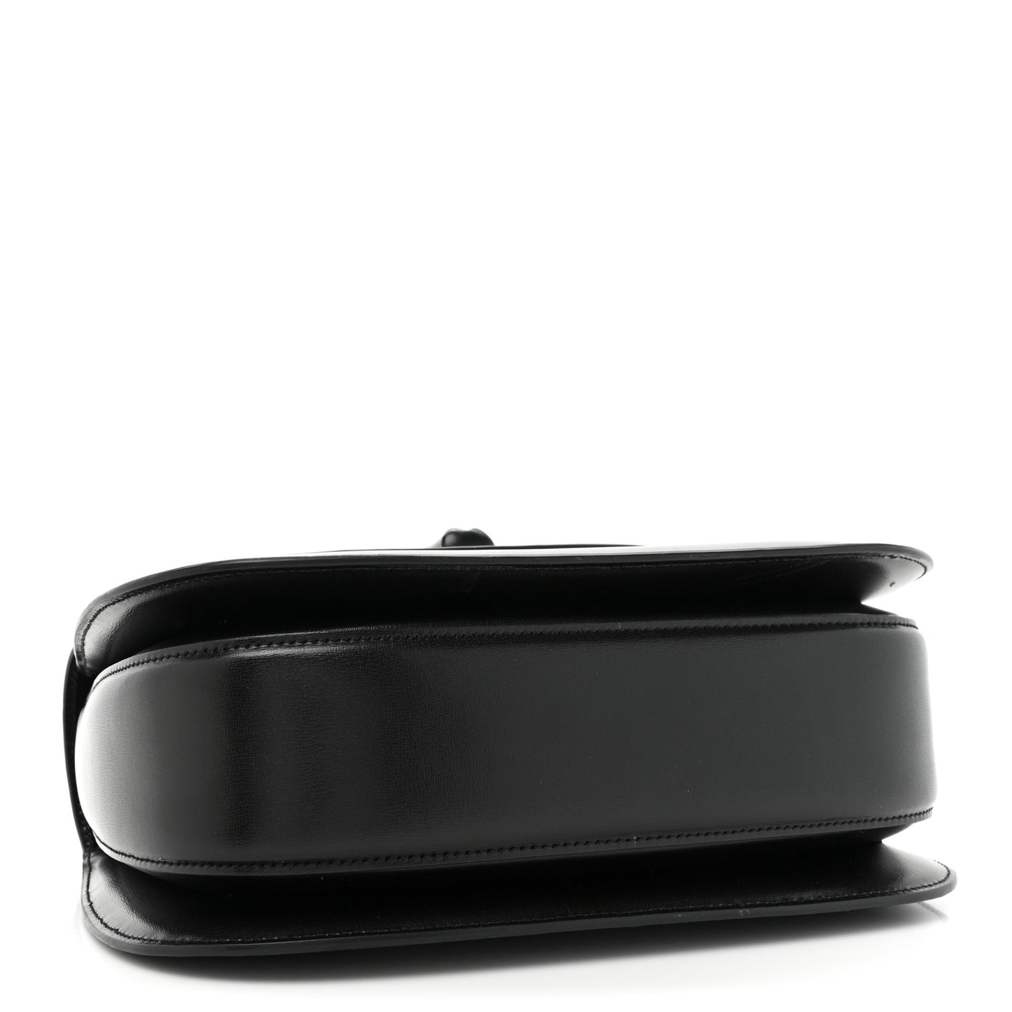 Boarded Dyana Lux Calfskin Web Monochrome Medium Bamboo 1947 Top Handle Bag Black