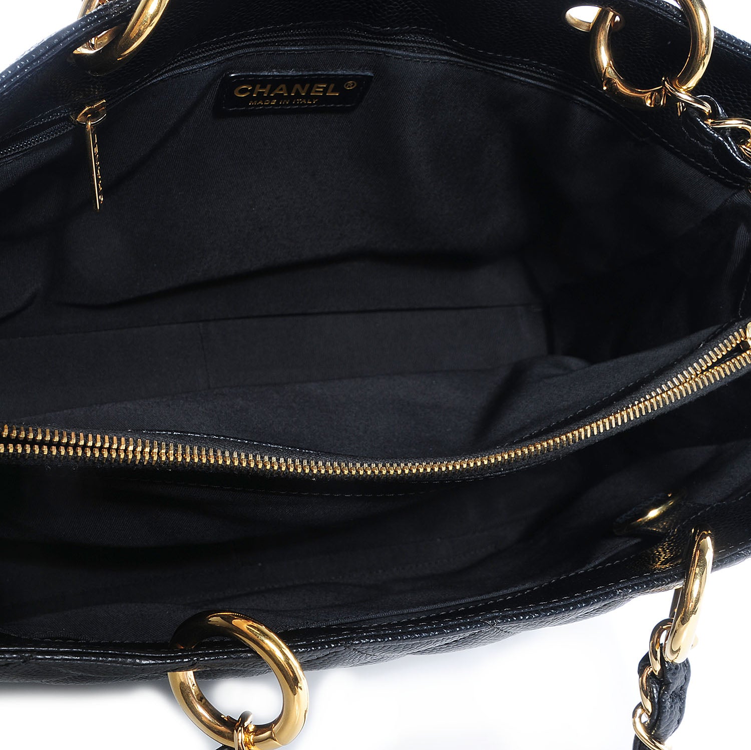 Chanel Caviar Grand Shopping Tote GST Black 5 of 7