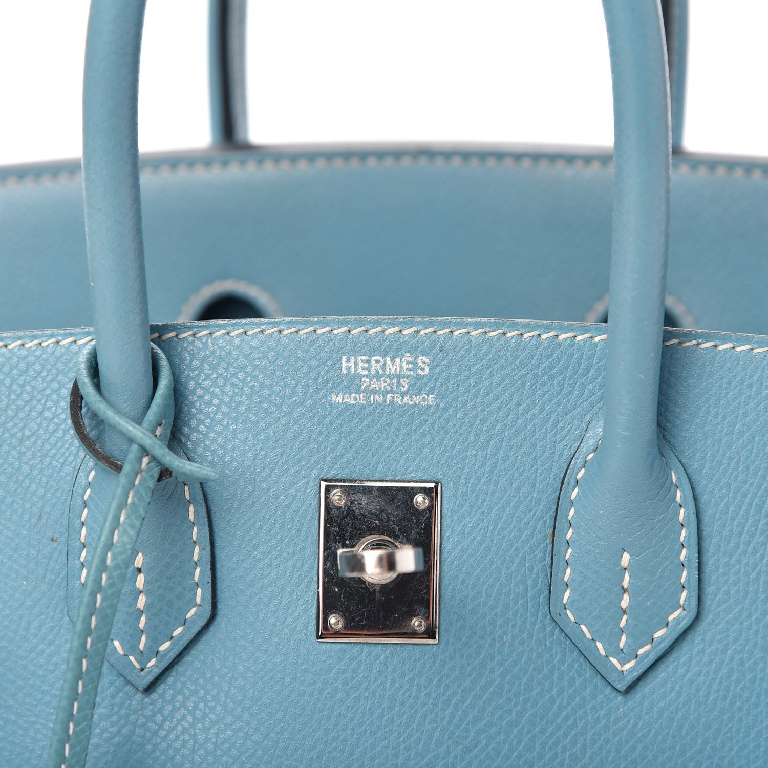 Hermes Epsom Birkin 25 Bleu Jean 8 of 18