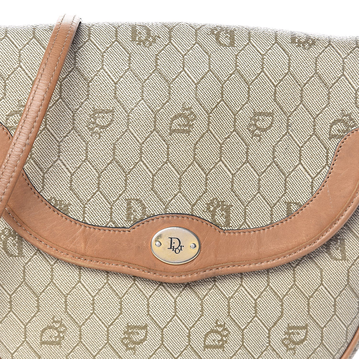 Christian Dior Monogram Flap Messenger Brown 7 of 9