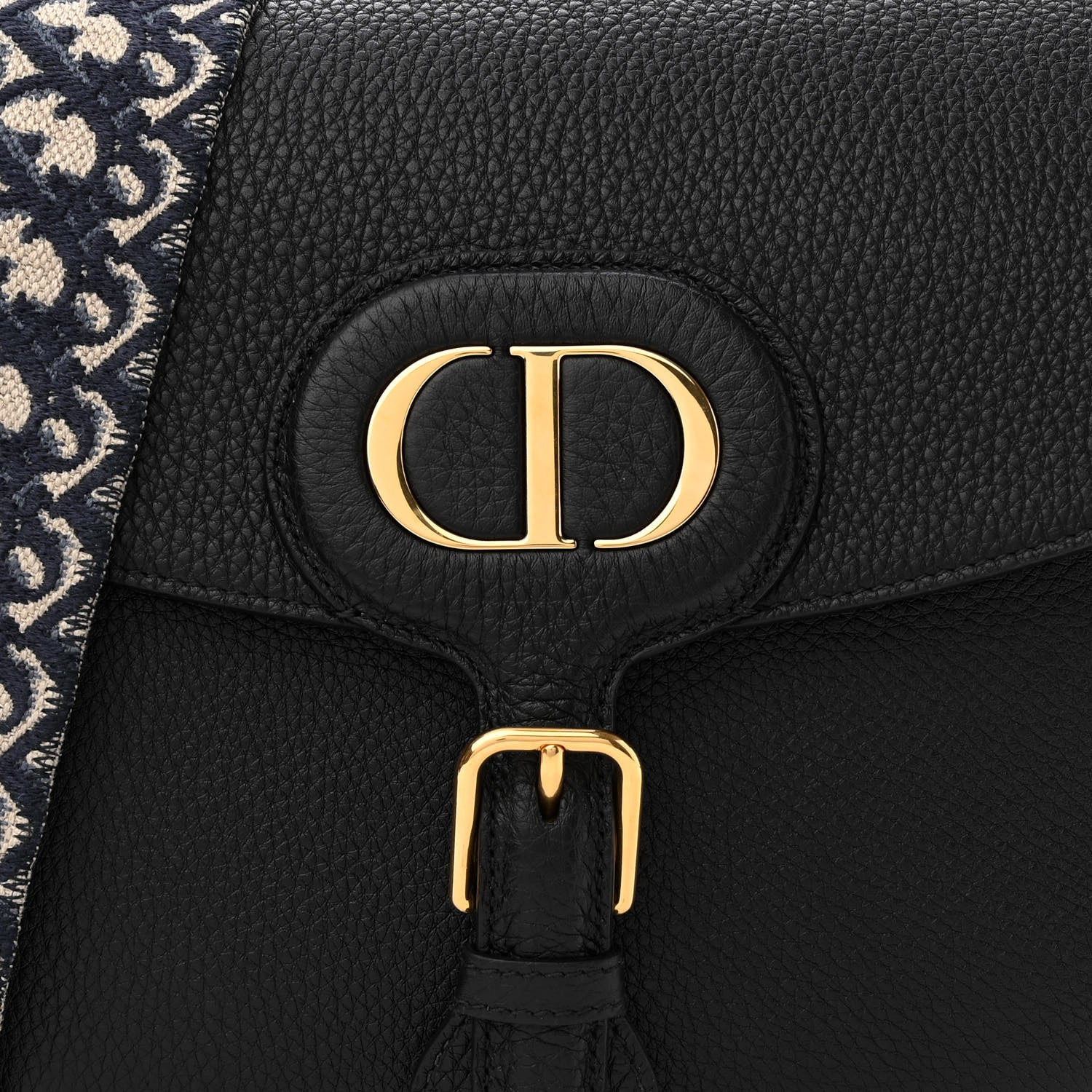 Christian Dior Grained Calfskin Large Bobby Flap Black 8 of 14