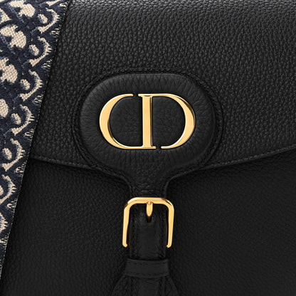 Christian Dior Grained Calfskin Large Bobby Flap Black 8 of 14