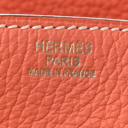 Hermes Taurillon Clemence Lindy 34 Crevette 6 of 10