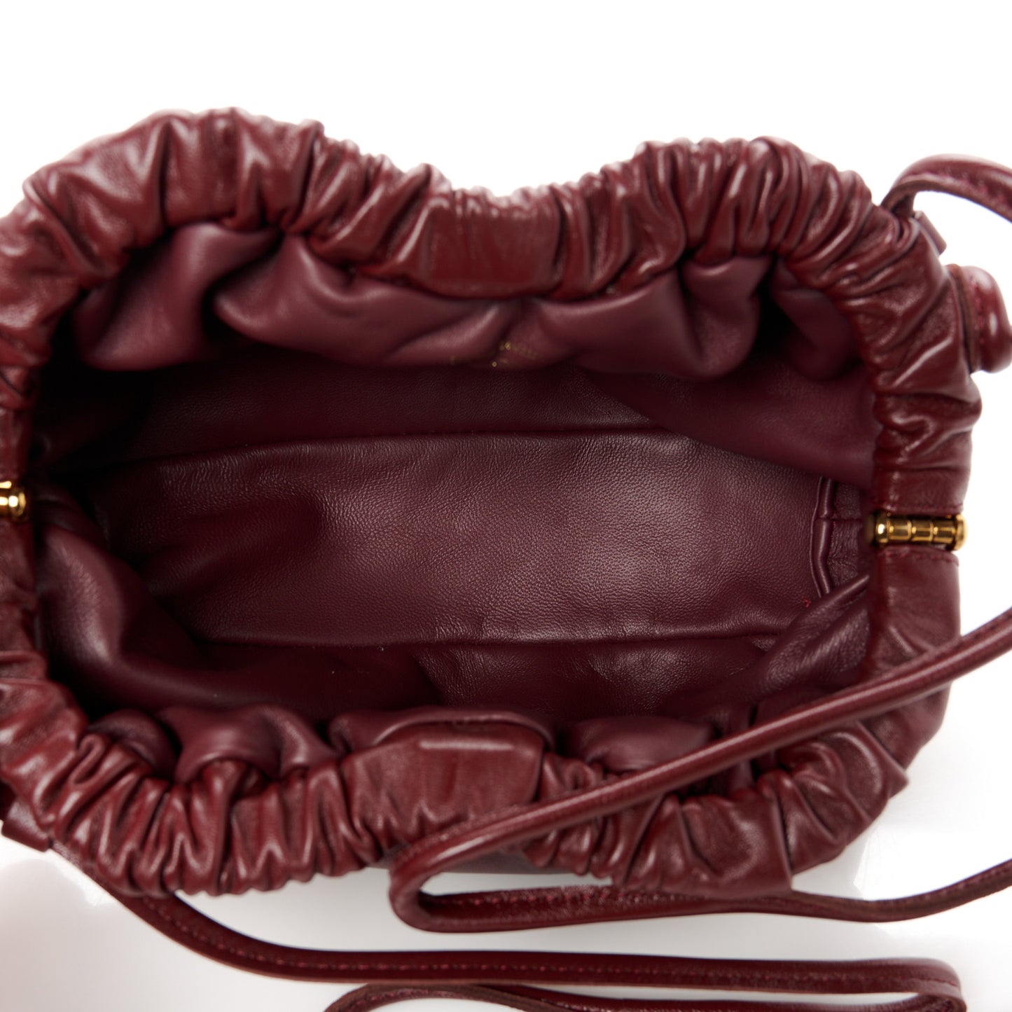 Lambskin Cloud Mini Clutch Pomegranate
