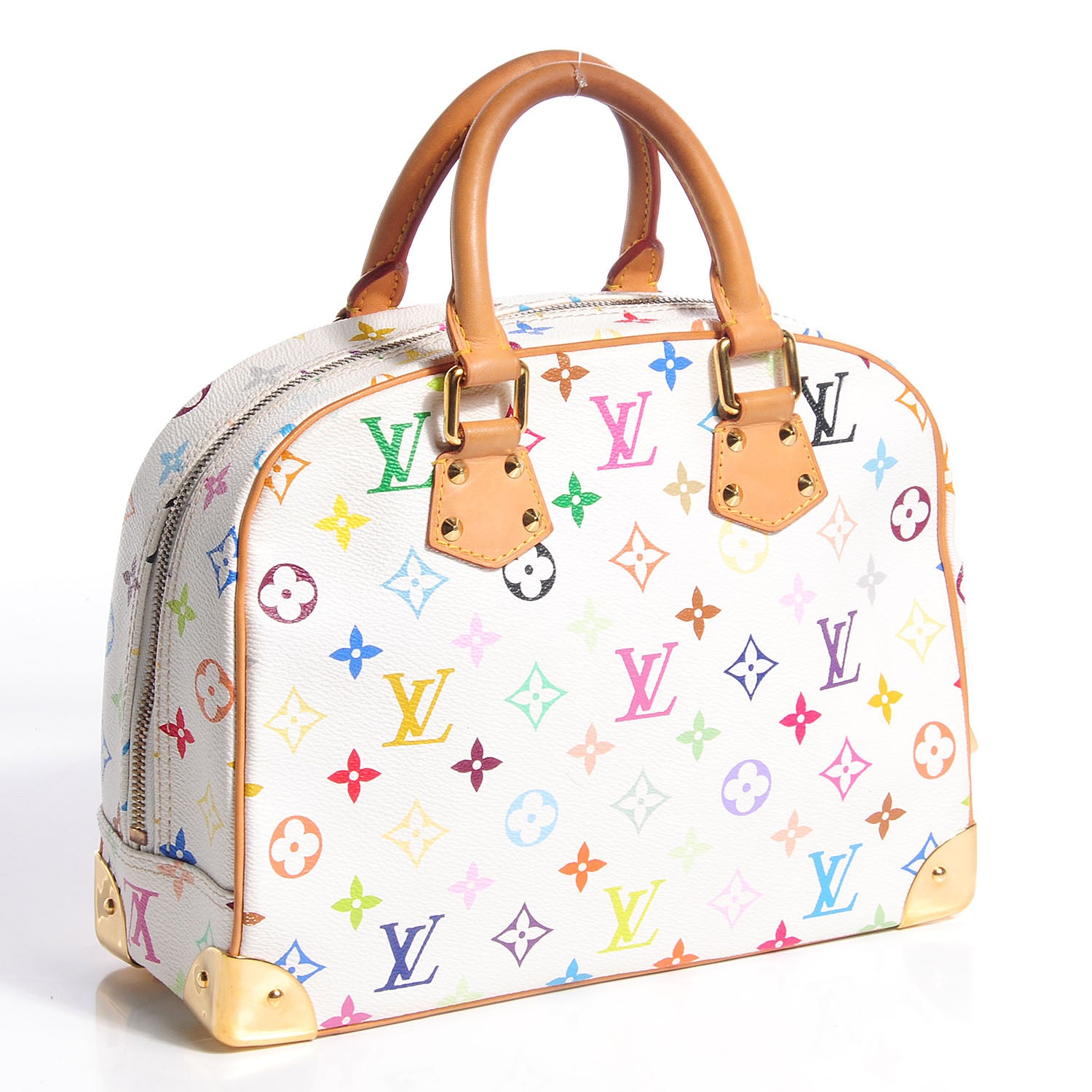 Louis Vuitton Monogram Multicolor Trouville White 3 of 7