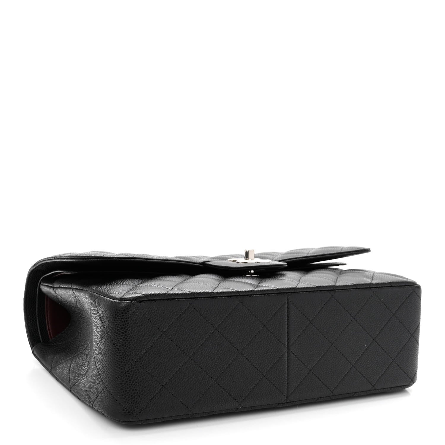 Chanel Caviar Quilted Jumbo Double Flap Black 3 of 9