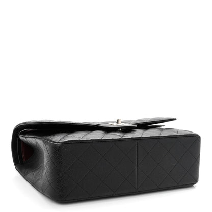 Chanel Caviar Quilted Jumbo Double Flap Black 3 of 9