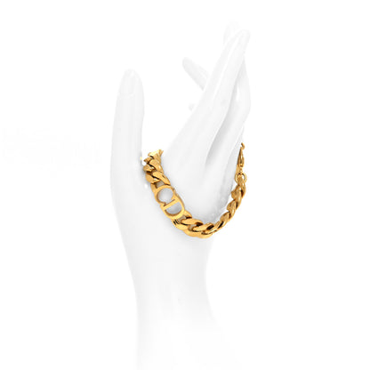 Christian Dior Metal Danseuse Etoile Chain Bracelet Gold 2 of 6