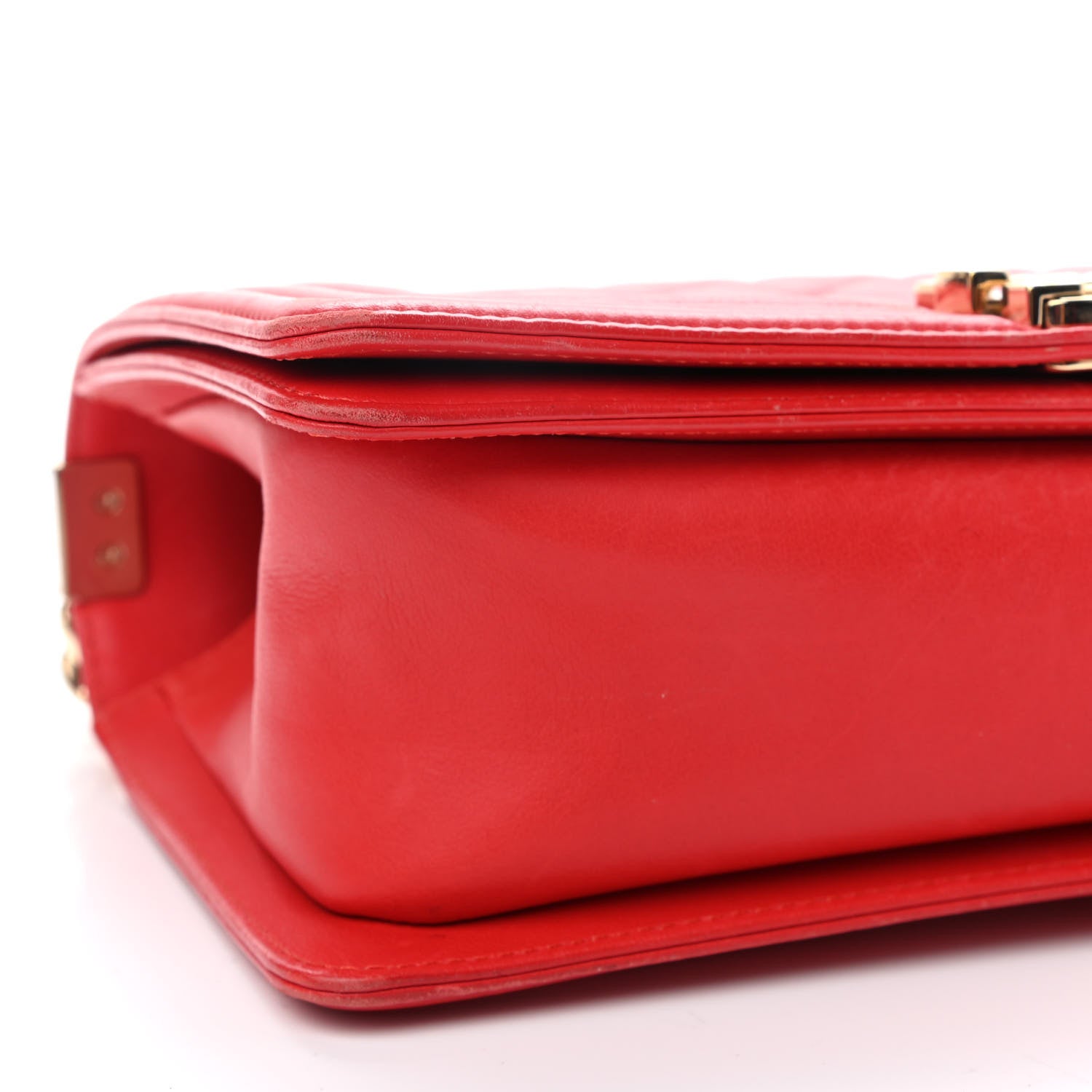 Chanel Calfskin Quilted Medium Boy Flap Red 8 of 12
