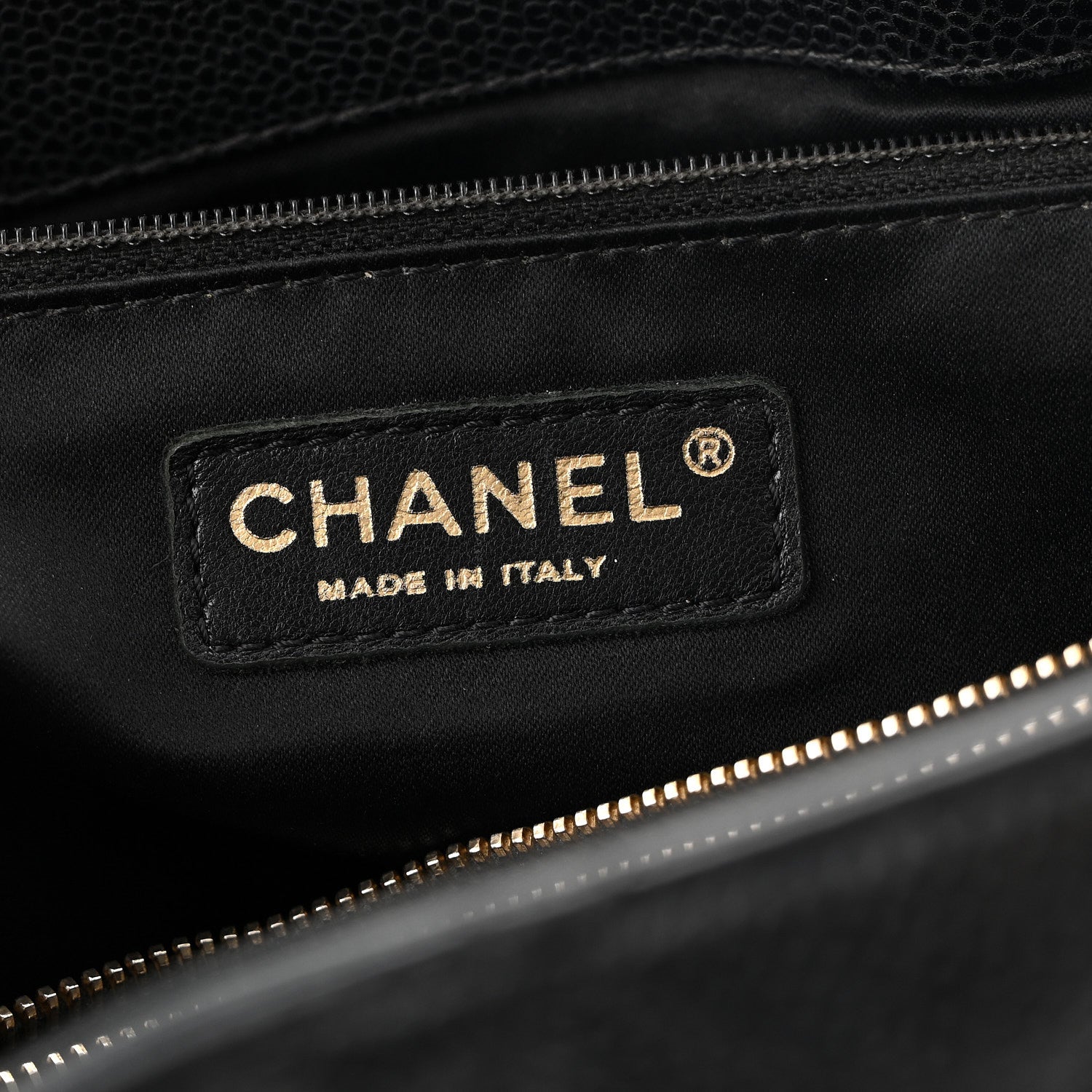 Chanel Caviar Quilted XL Grand Shopping Tote GST Black 6 of 16