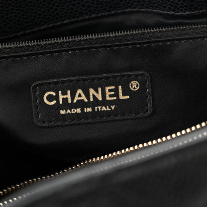 Chanel Caviar Quilted XL Grand Shopping Tote GST Black 6 of 16