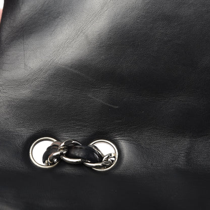 Chanel Lambskin Quilted Jumbo Single Flap Black 9 of 11