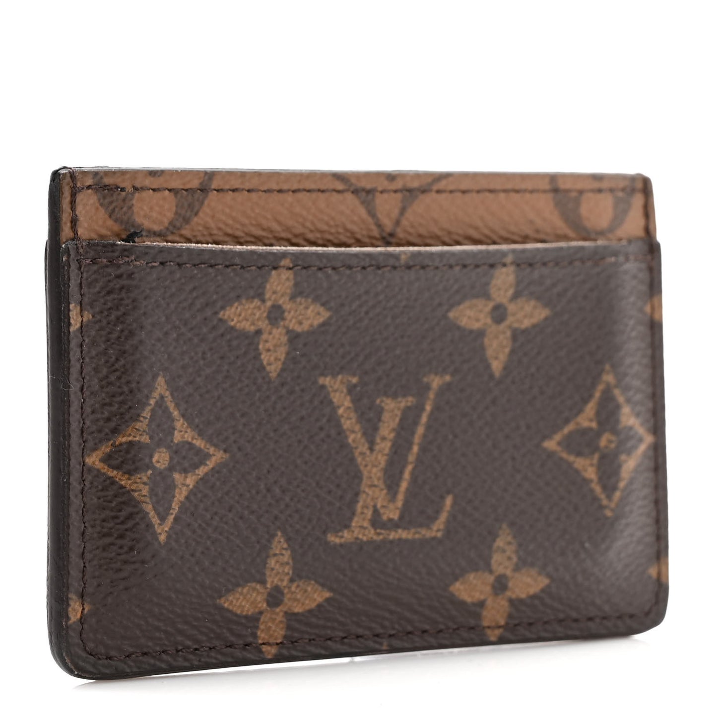 Reverse Monogram Card Holder