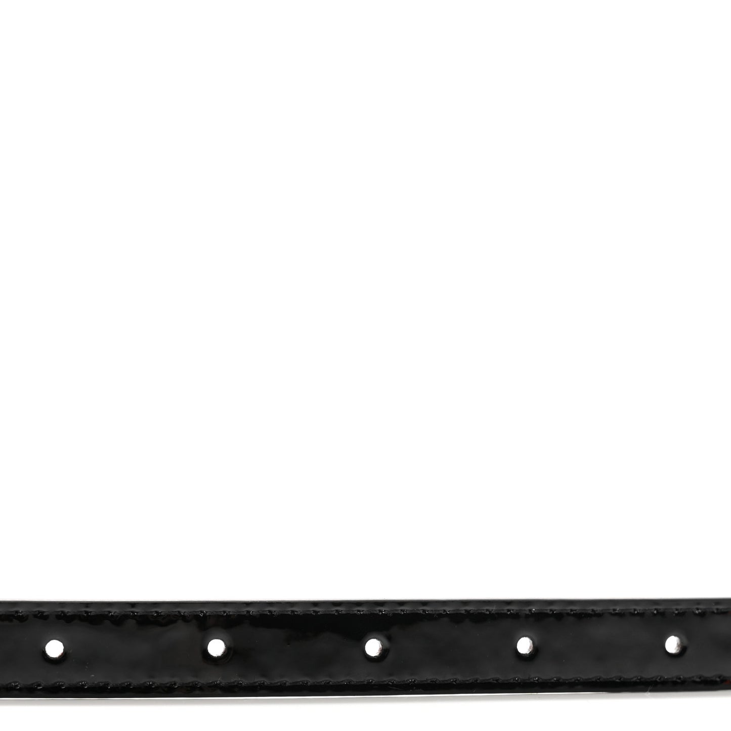 Patent Grosgrain Crystal 15mm LV Gram Belt 90 36 Black
