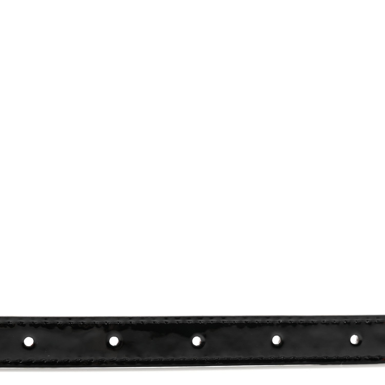 Louis Vuitton Patent Grosgrain Crystal 15mm LV Gram Belt 90 36 Black 3 of 7