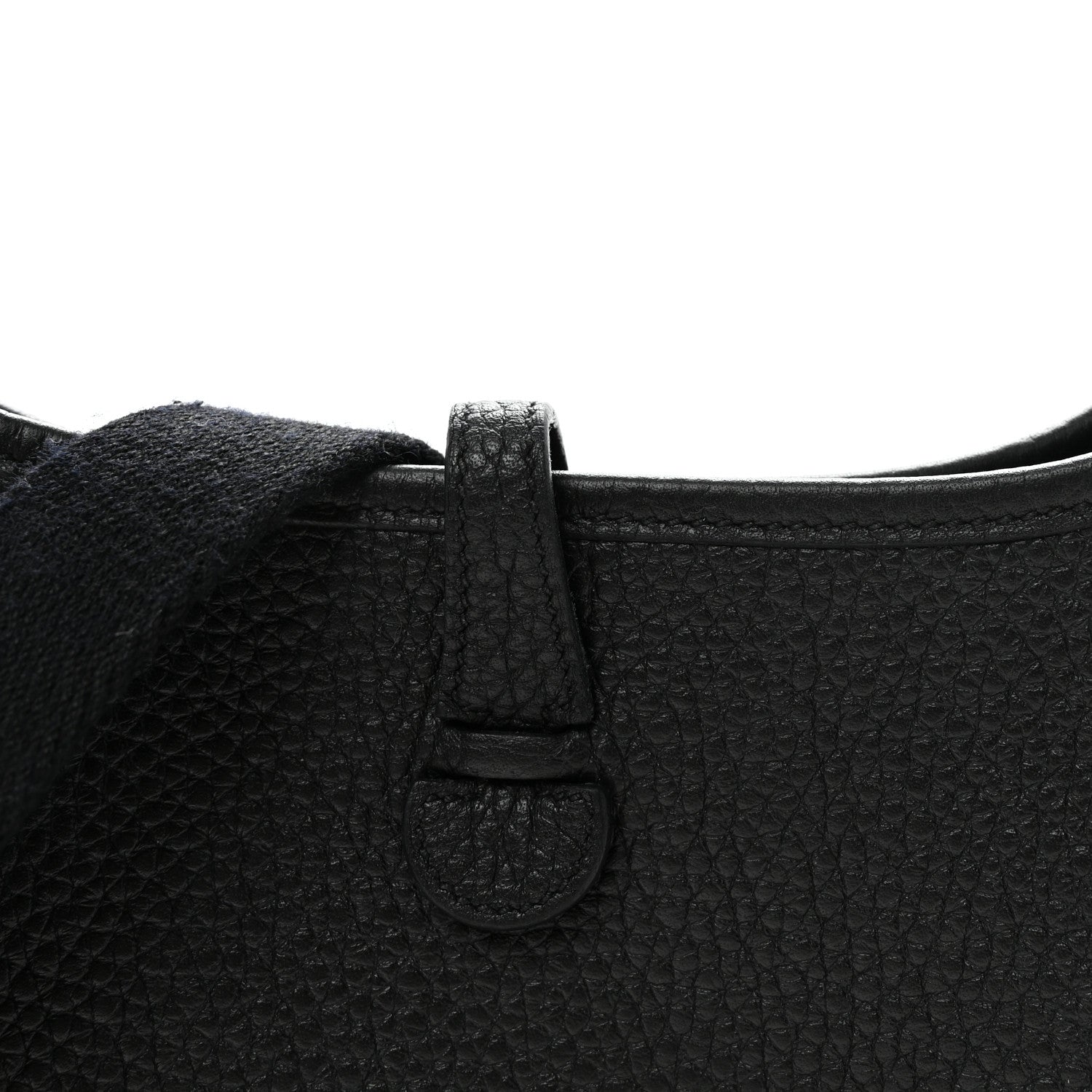 Hermes Taurillon Clemence Evelyne TPM Black 7 of 10