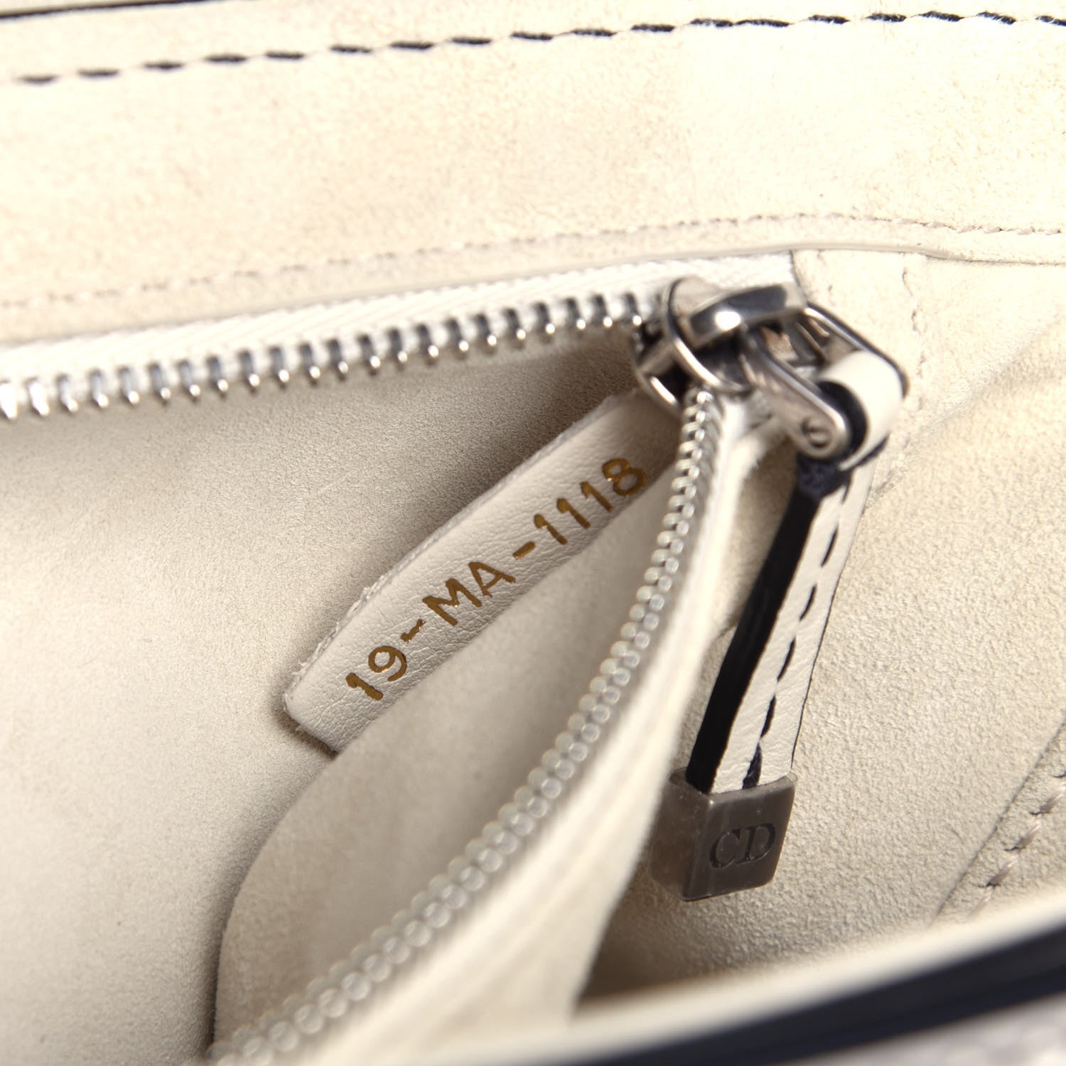 Christian Dior Smooth Calfskin Dio(r)evolution Flap Bag Off White 7 of 9