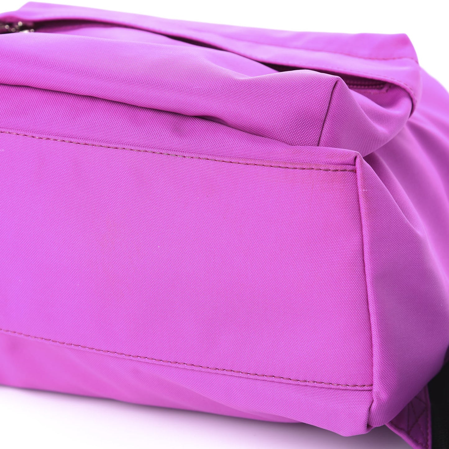 Sport Nylon Logo Embroidered S Wheel Backpack Fuchsia Black