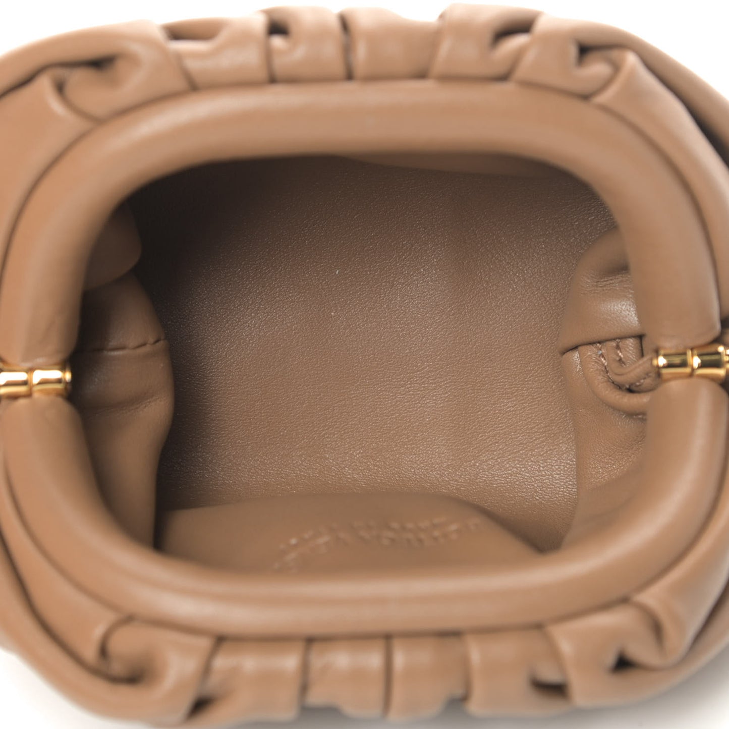 Butter Calfskin Coin Purse Cammello