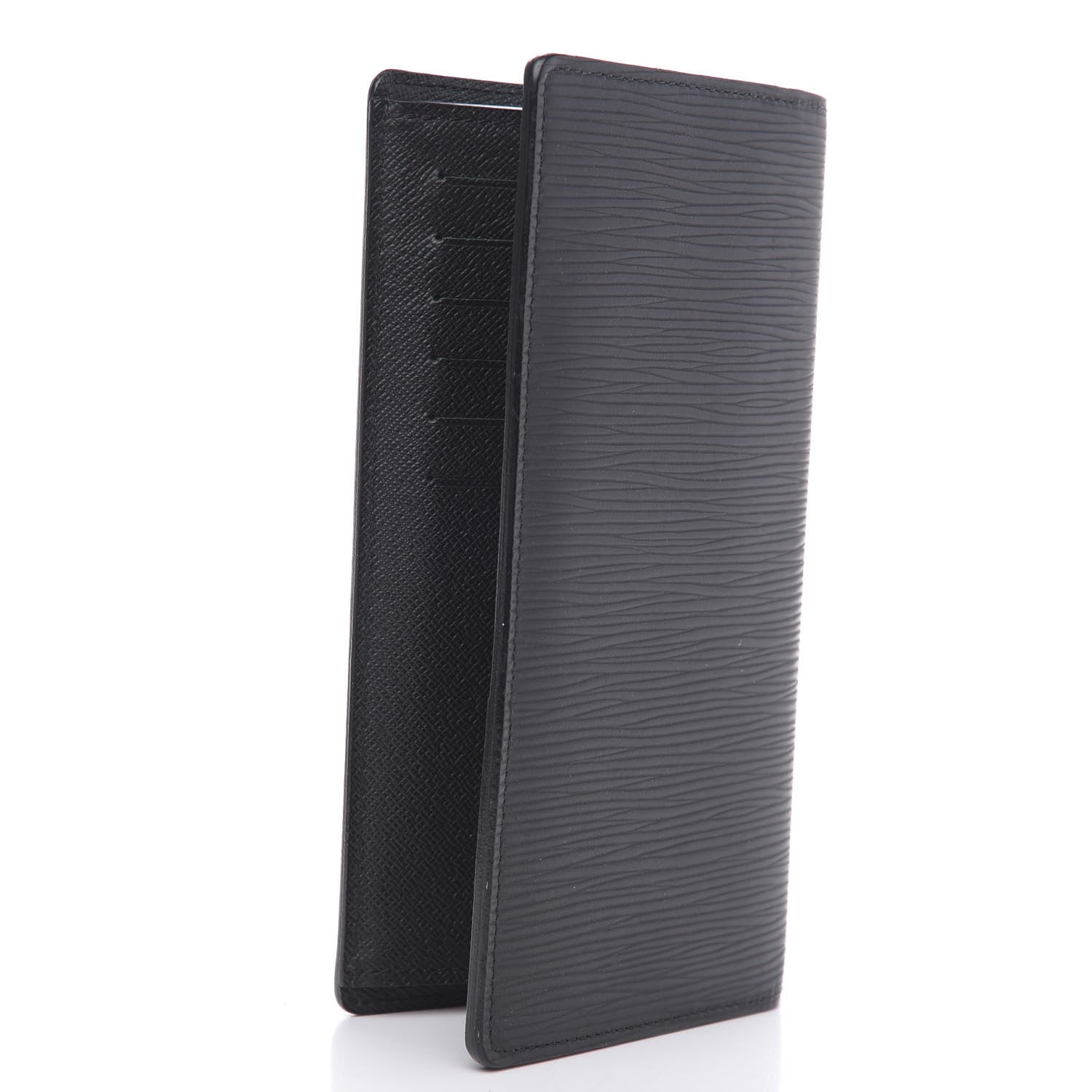 Louis Vuitton Epi Brazza Wallet Black 3 of 10