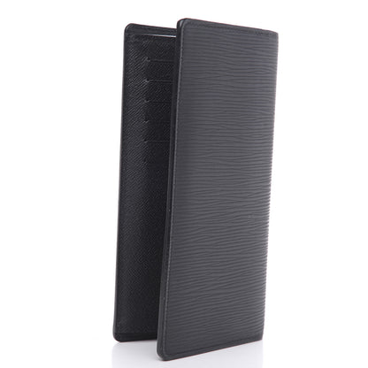 Louis Vuitton Epi Brazza Wallet Black 3 of 10