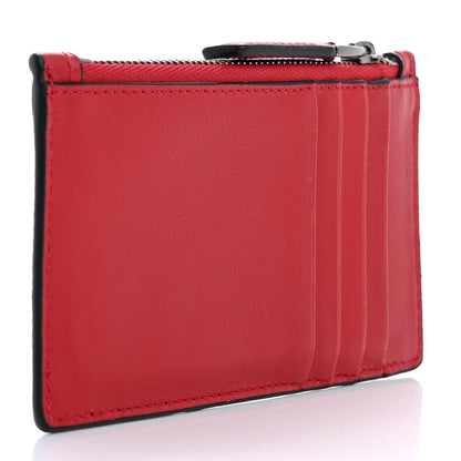Gucci Guccissima Signature Coin Case Card Holder Hibiscus Red 3 of 8