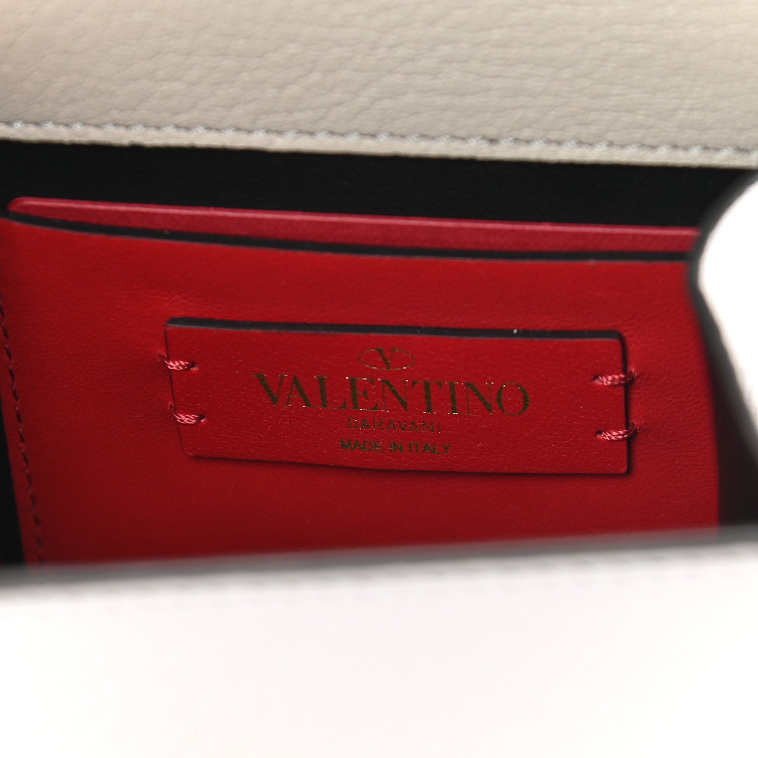 Valentino Garavani Goatskin Micro VSling Shoulder Bag White 6 of 8