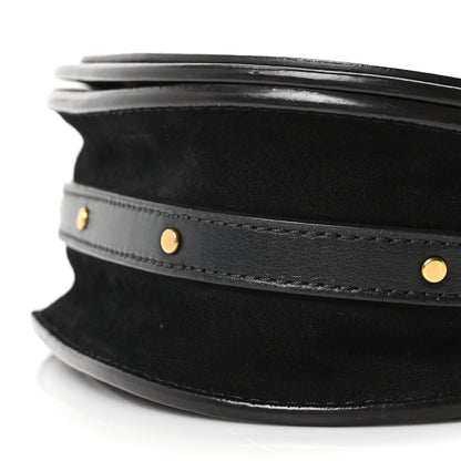 Chloe Calfskin Suede Small Nile Bracelet Bag Black 9 of 9