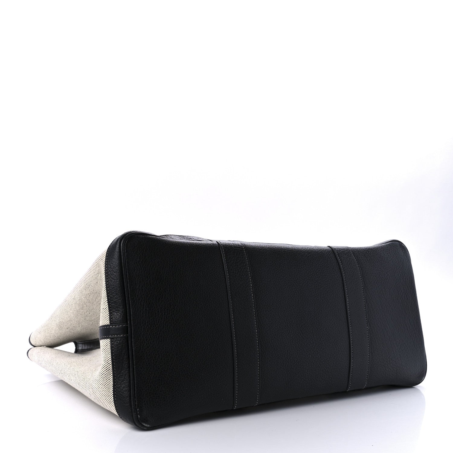 Hermes Toile Buffle Gala Garden Party Tote 49 GM Black 3 of 11