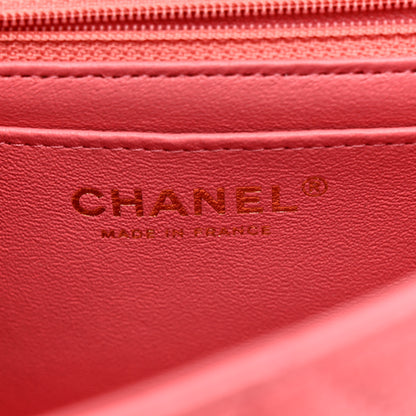 Chanel Iridescent Caviar Quilted Mini Rectangular Flap Pink 6 of 11