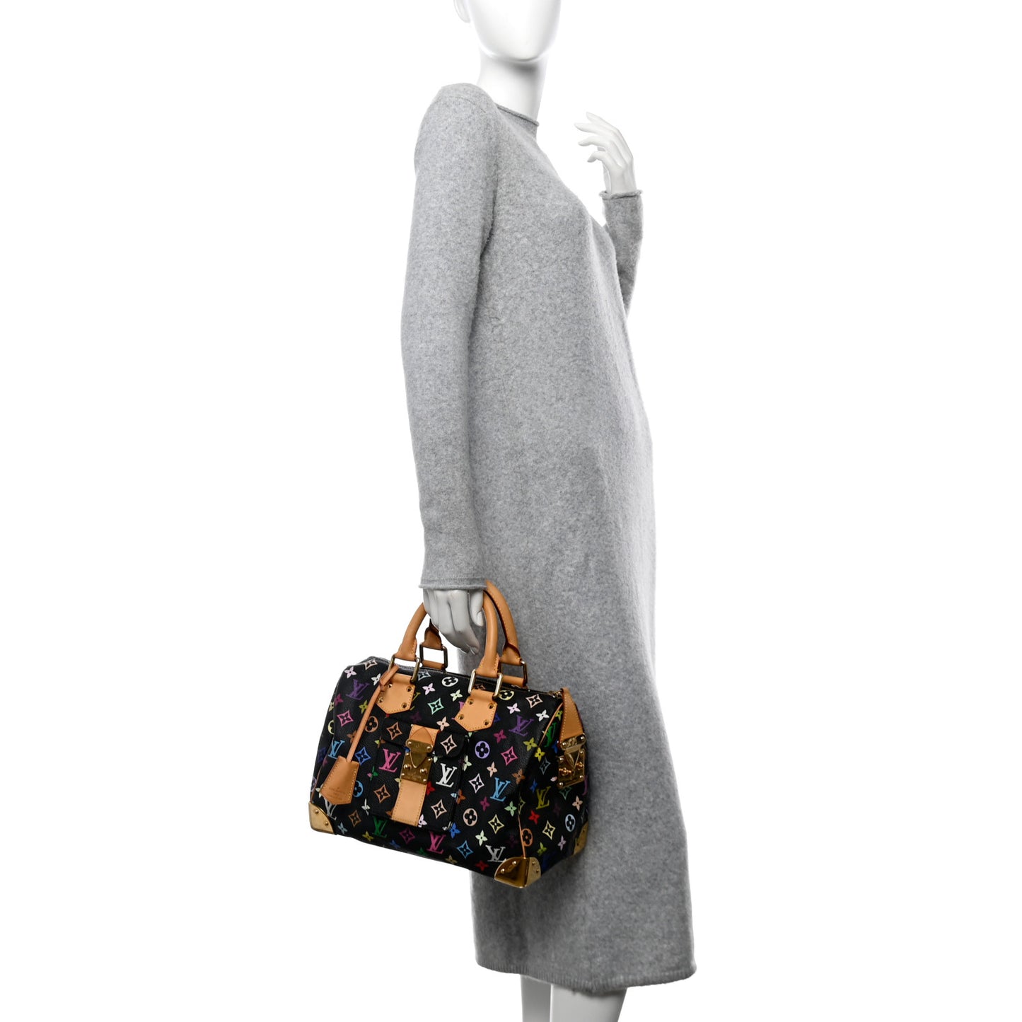 Monogram Multicolor Speedy 30 Black