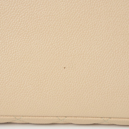 Chanel Caviar Quilted Grand Shopping Tote GST Beige Clair 23 of 23